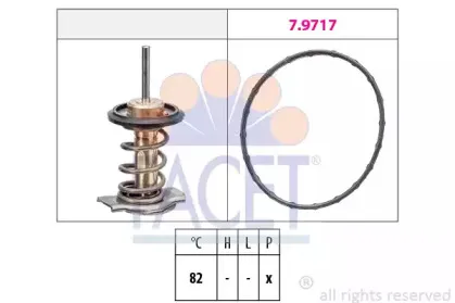 7.8937 FACET Термостат, охлаждающая жидкость