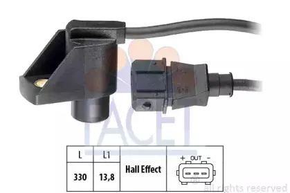 9.0243 FACET Датчик, положение распределительного вала