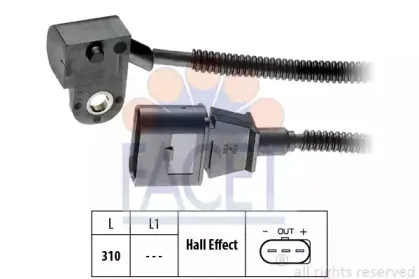 9.0456 FACET Датчик, положение распределительного вала