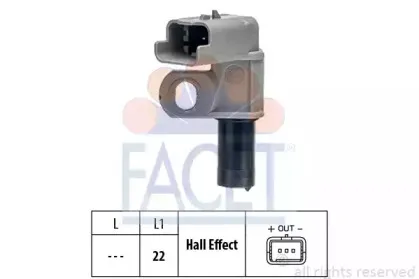 9.0460 FACET Датчик, положение распределительного вала