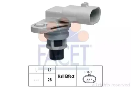 9.0626 FACET Датчик, положение распределительного вала