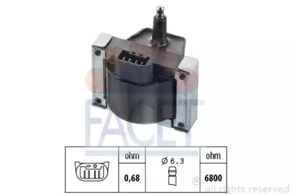 9.6005 FACET Катушка зажигания