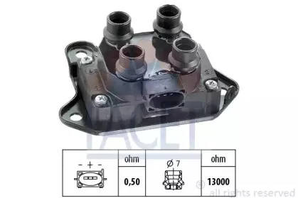 9.6018 FACET Катушка зажигания