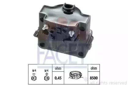 9.6097 FACET Катушка зажигания
