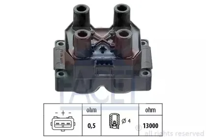 9.6173 FACET Катушка зажигания