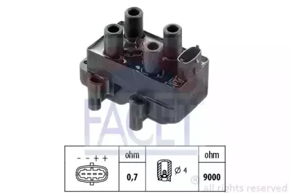9.6289 FACET Катушка зажигания