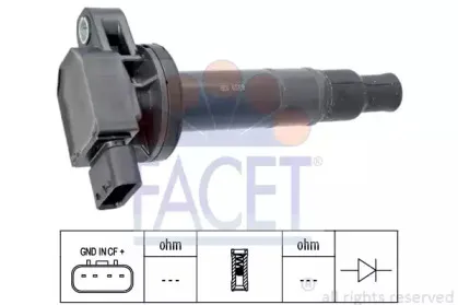 9.6359 FACET Катушка зажигания