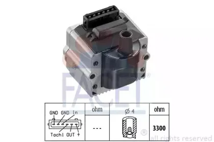 9.8116 FACET Элемент катушки зажигания