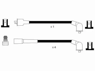 0900 NGK Комплект проводов зажигания