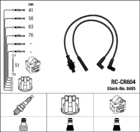 8485 NGK Комплект проводов зажигания