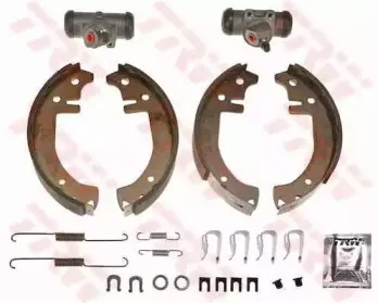 BK1007 TRW Комплект тормозных колодок