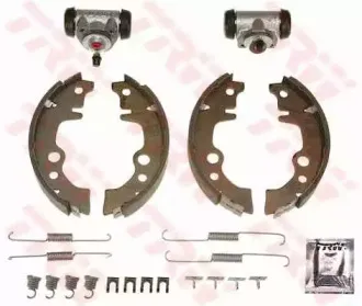 BK1010 TRW Комплект тормозных колодок