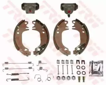 BK1143 TRW Комплект тормозных колодок