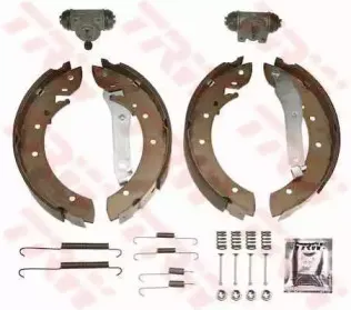 BK1234 TRW Комплект тормозных колодок