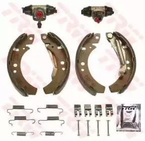 BK1504 TRW Комплект тормозных колодок