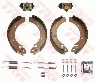 BK1554 TRW Комплект тормозных колодок