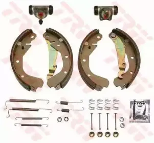 BK1617 TRW Комплект тормозных колодок