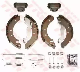 BK1638 TRW Комплект тормозных колодок
