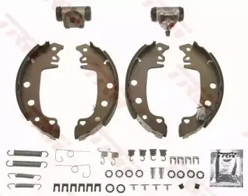 BK1701 TRW Комплект тормозных колодок