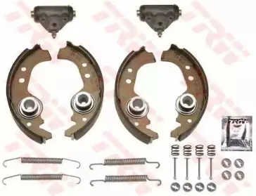BK1721 TRW Комплект тормозных колодок