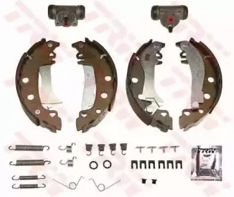 BK1723 TRW Комплект тормозных колодок