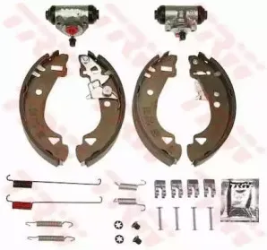 BK1737 TRW Комплект тормозных колодок
