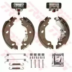 BK1744 TRW Комплект тормозных колодок