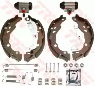 BK1752 TRW Комплект тормозных колодок