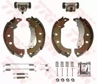 BK1763 TRW Комплект тормозных колодок