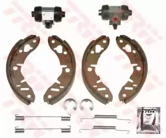 BK1850 TRW Комплект тормозных колодок