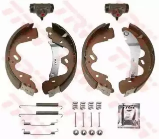 BK1958 TRW Комплект тормозных колодок