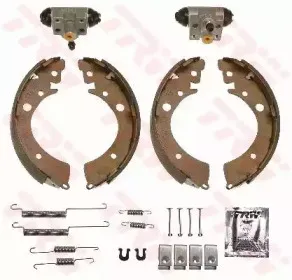 BK1975 TRW Комплект тормозных колодок