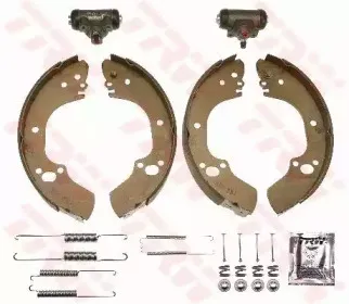 BK2606 TRW Комплект тормозных колодок