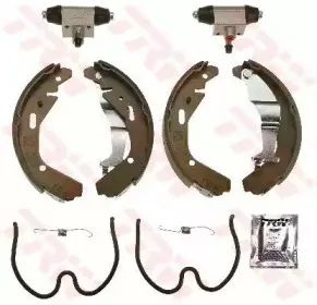BK2612 TRW Комплект тормозных колодок