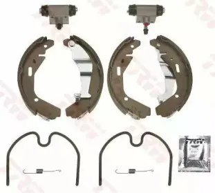 BK2936 TRW Комплект тормозных колодок