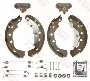 BK2939 TRW Комплект тормозных колодок