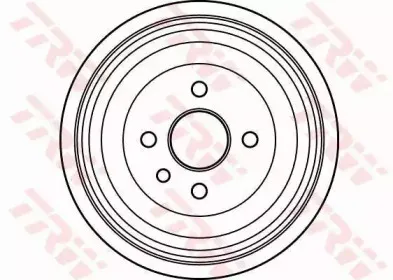 DB4002 TRW Тормозной барабан