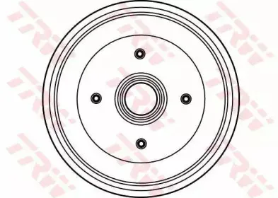 DB4029 TRW Тормозной барабан