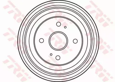 DB4032 TRW Тормозной барабан