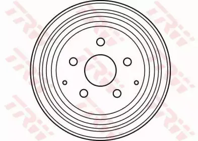 DB4053 TRW Тормозной барабан