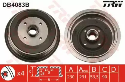 DB4083B TRW