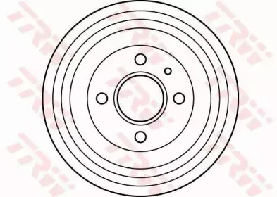 DB4092 TRW Тормозной барабан