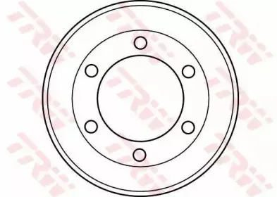DB4167 TRW Тормозной барабан