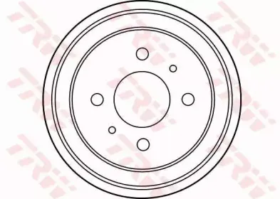 DB4175 TRW Тормозной барабан