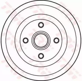 DB4179 TRW Тормозной барабан