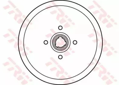 DB4188 TRW Тормозной барабан