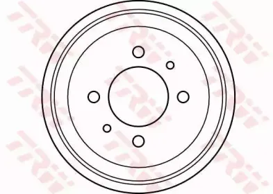 DB4190 TRW Тормозной барабан