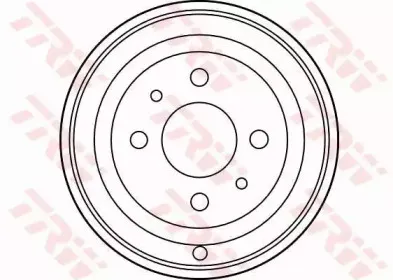 DB4201 TRW Тормозной барабан