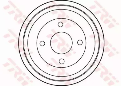 DB4209 TRW Тормозной барабан