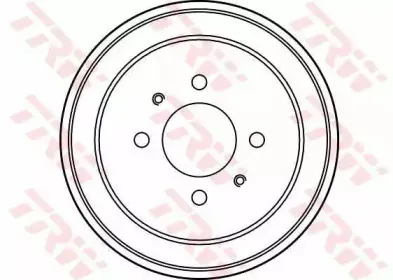 DB4240 TRW Тормозной барабан